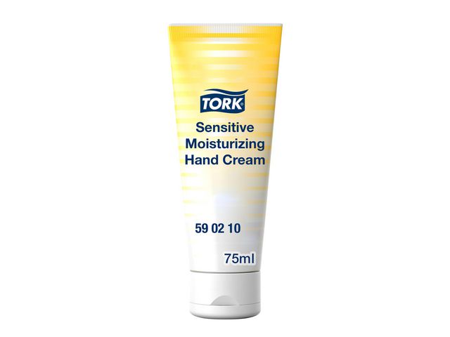 Tork Handcreme Für Sensible Haut – Parfümfrei, 75 Ml, Mit Vitamin E & Panthenol | Intensive Feuchtigkeit, Dermatologisch Getestet