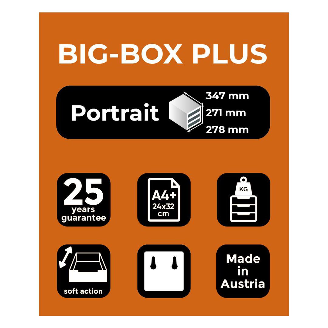 Köp EXACOMPTA Blankettbox BIG-BOX 5 lådor grå