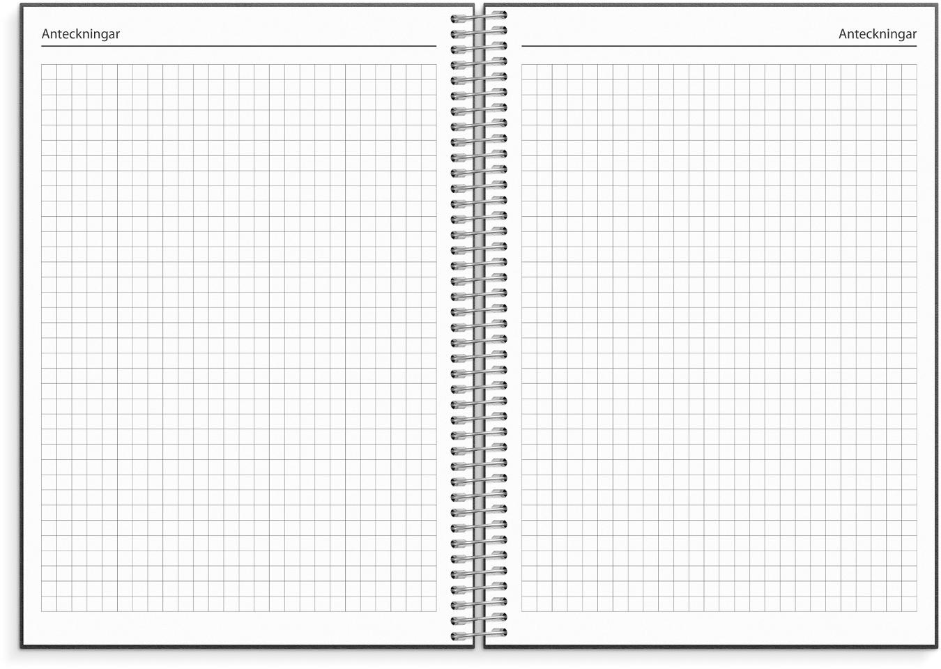 Köp BURDE Kalender Business VIP 2027 svart