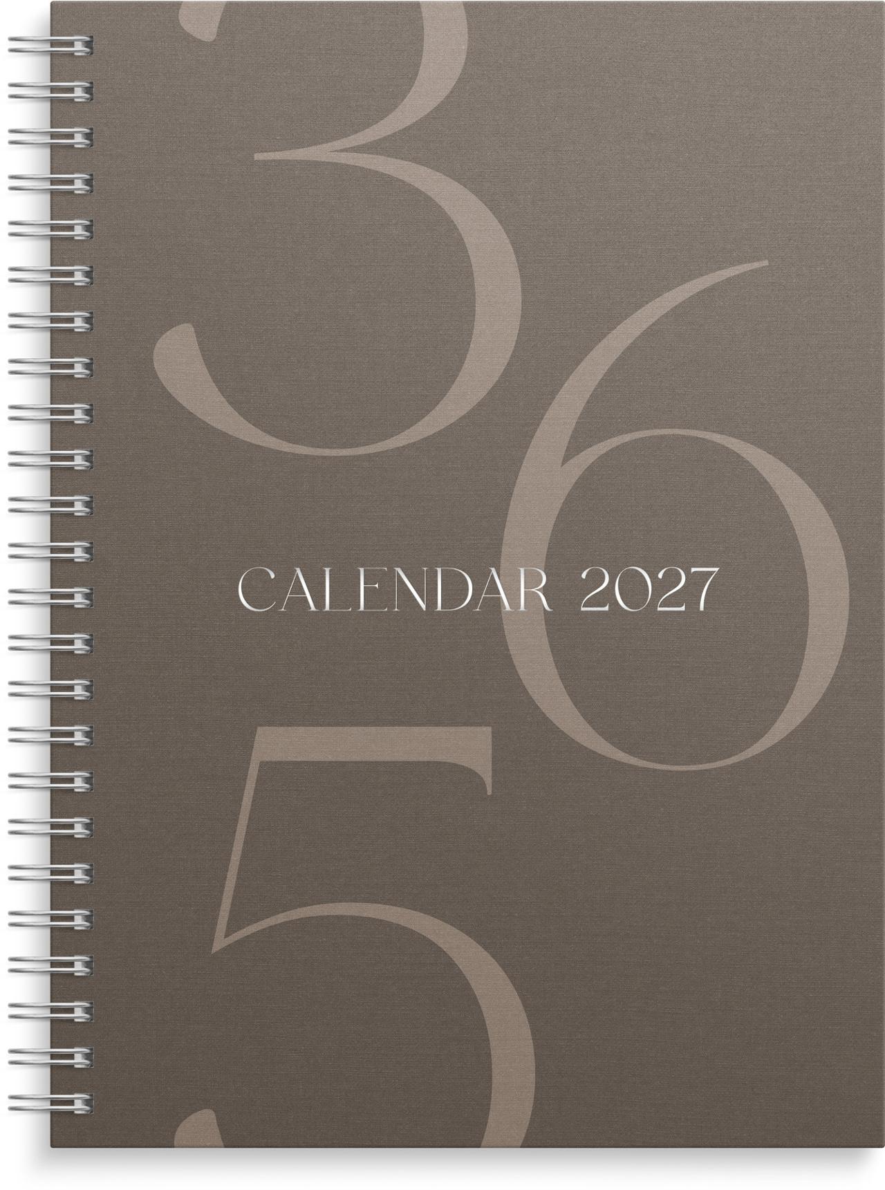 K p BURDE Kalender Business Story 2027 Brun k-p-burde-kalender-business-story-2027-brun