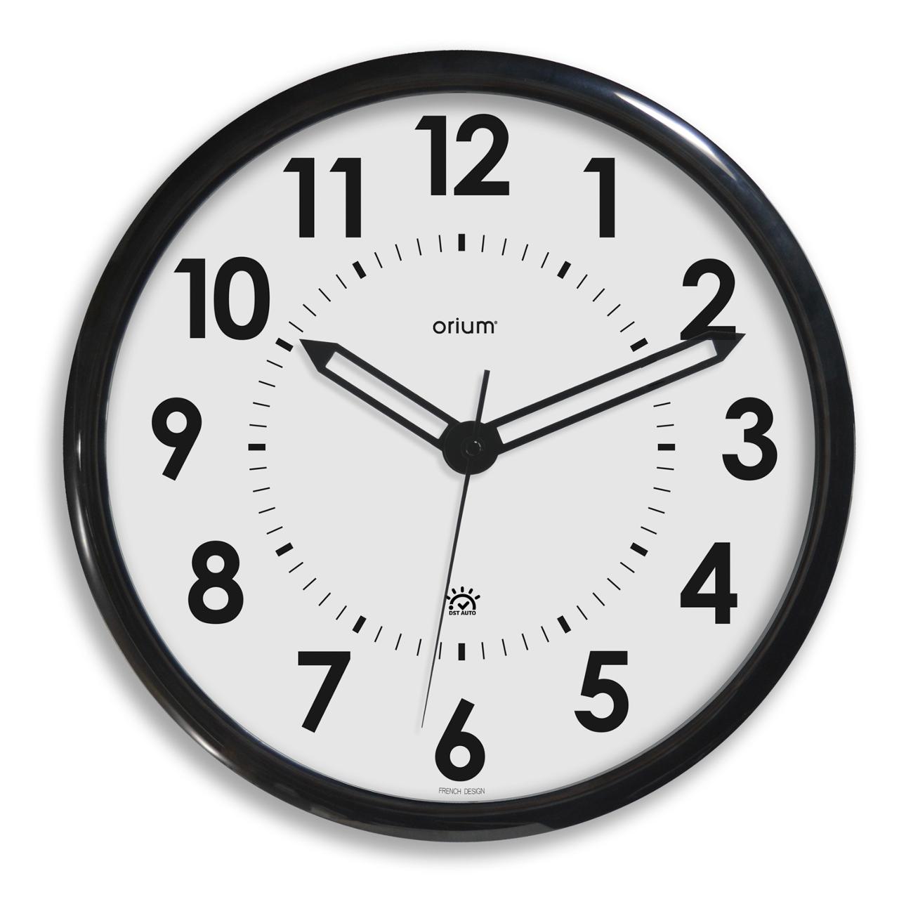 CEP Väggur radiokontroll. ø36 svart | Kontorsmöbler och inredning - Väggur - Väggur | Kontorsexperten