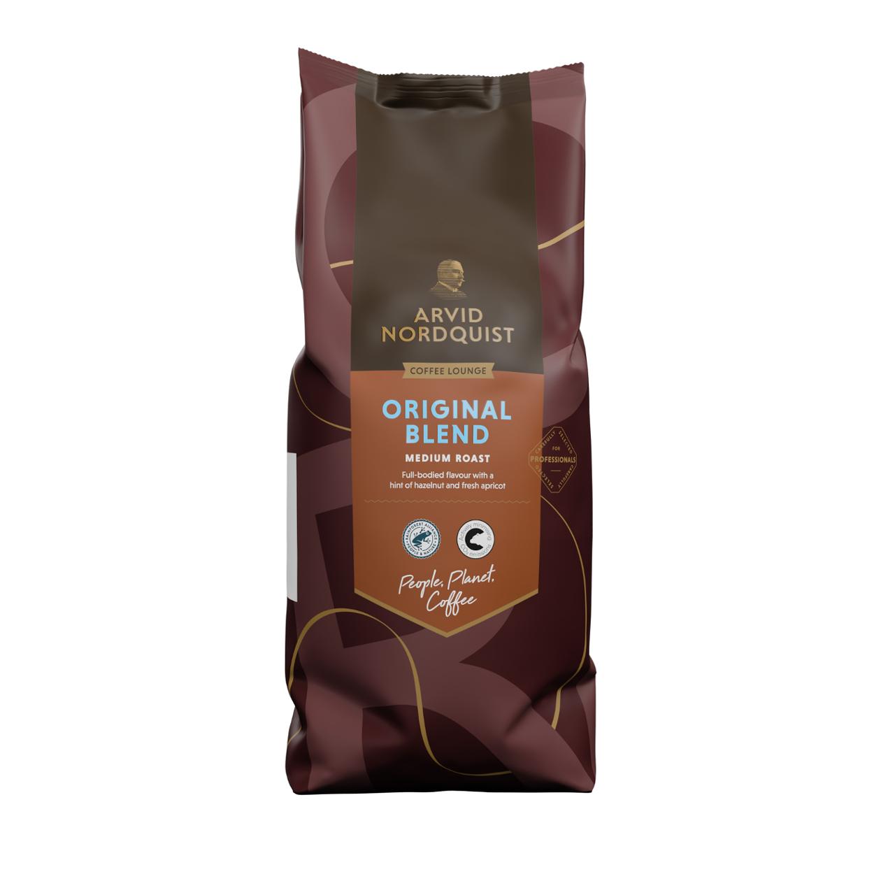 ARVID NORDQUIST Kaffe Original Blend, malet kaffe, mellanrostat, 1kg | Kök och servering - Kaffe och te - Automatkaffe | Kontorsexperten