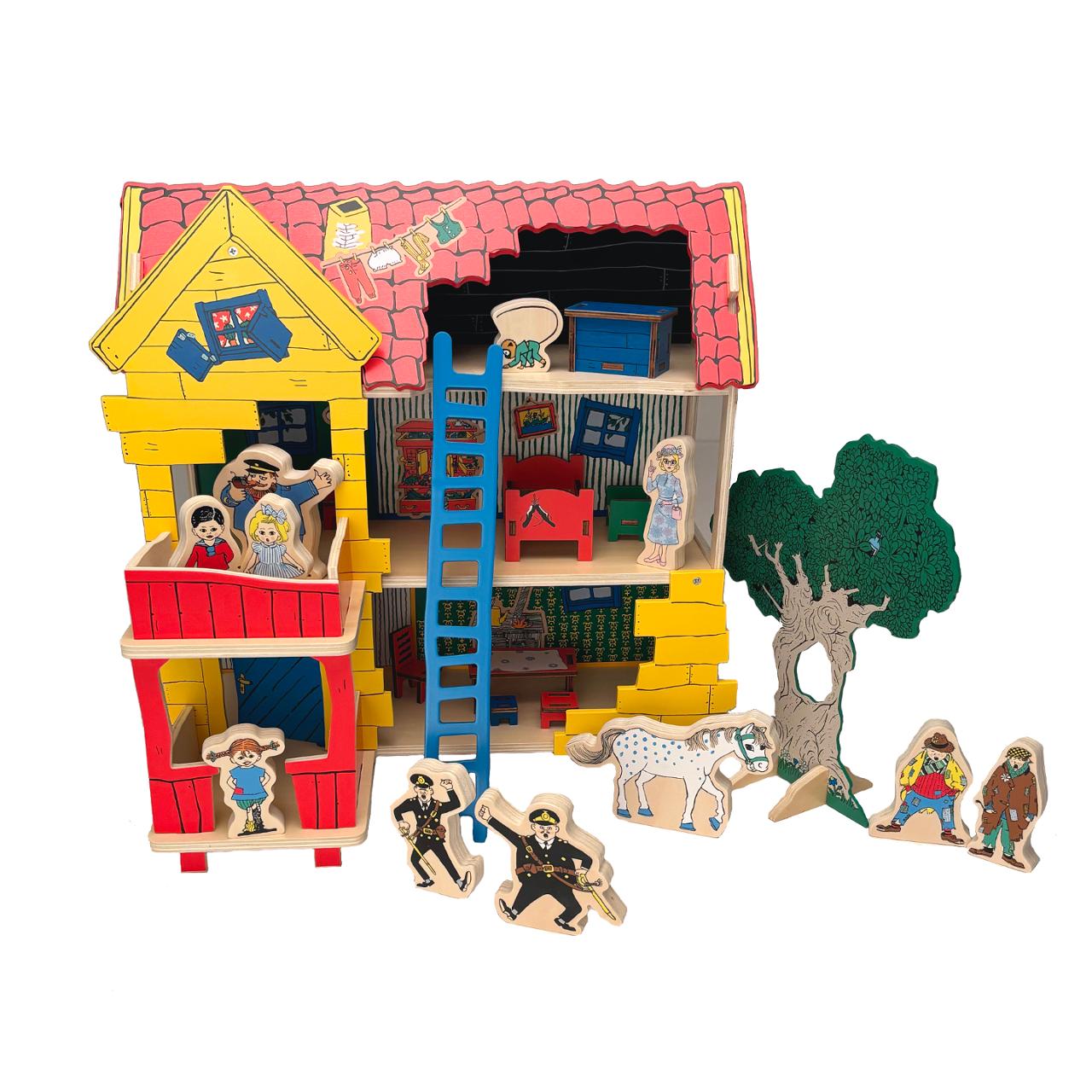 Villa Villekulla lekhus | Skola och förskola - Lekmaterial - Dockhus, bondgård och lekhus | Kontorsexperten