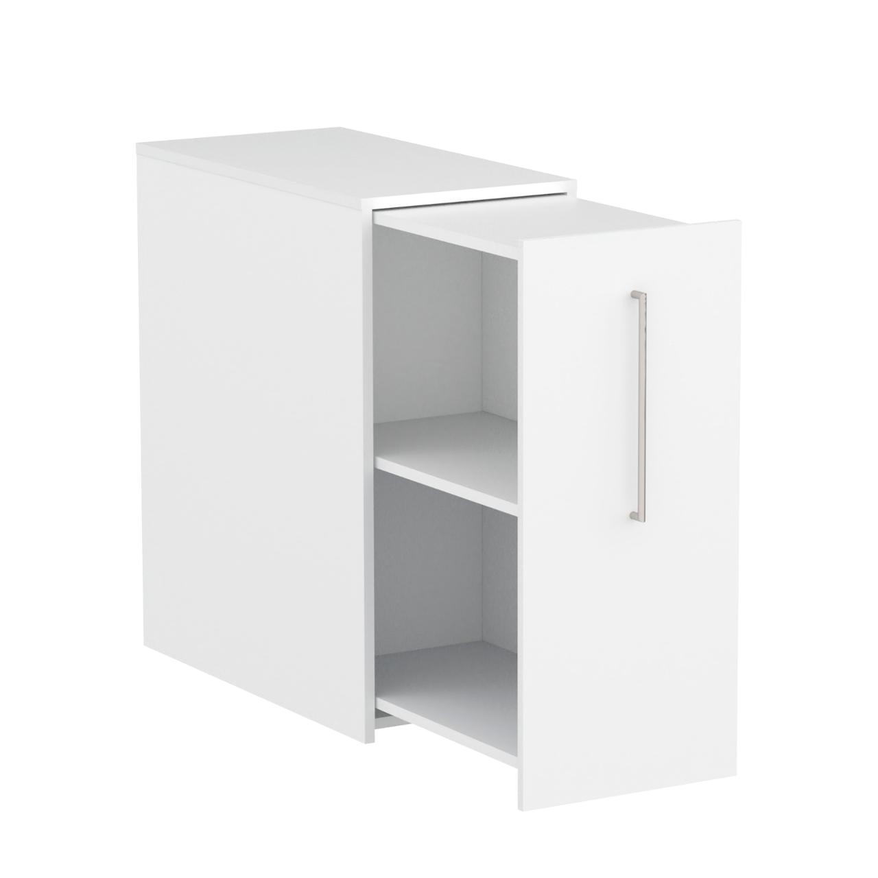 LANAB DESIGN Sidoskåp H925 D800 vitlaminat Höger | Kontorsmöbler och inredning - Skåp och hyllor - Förvaringsskåp | Kontorsexperten