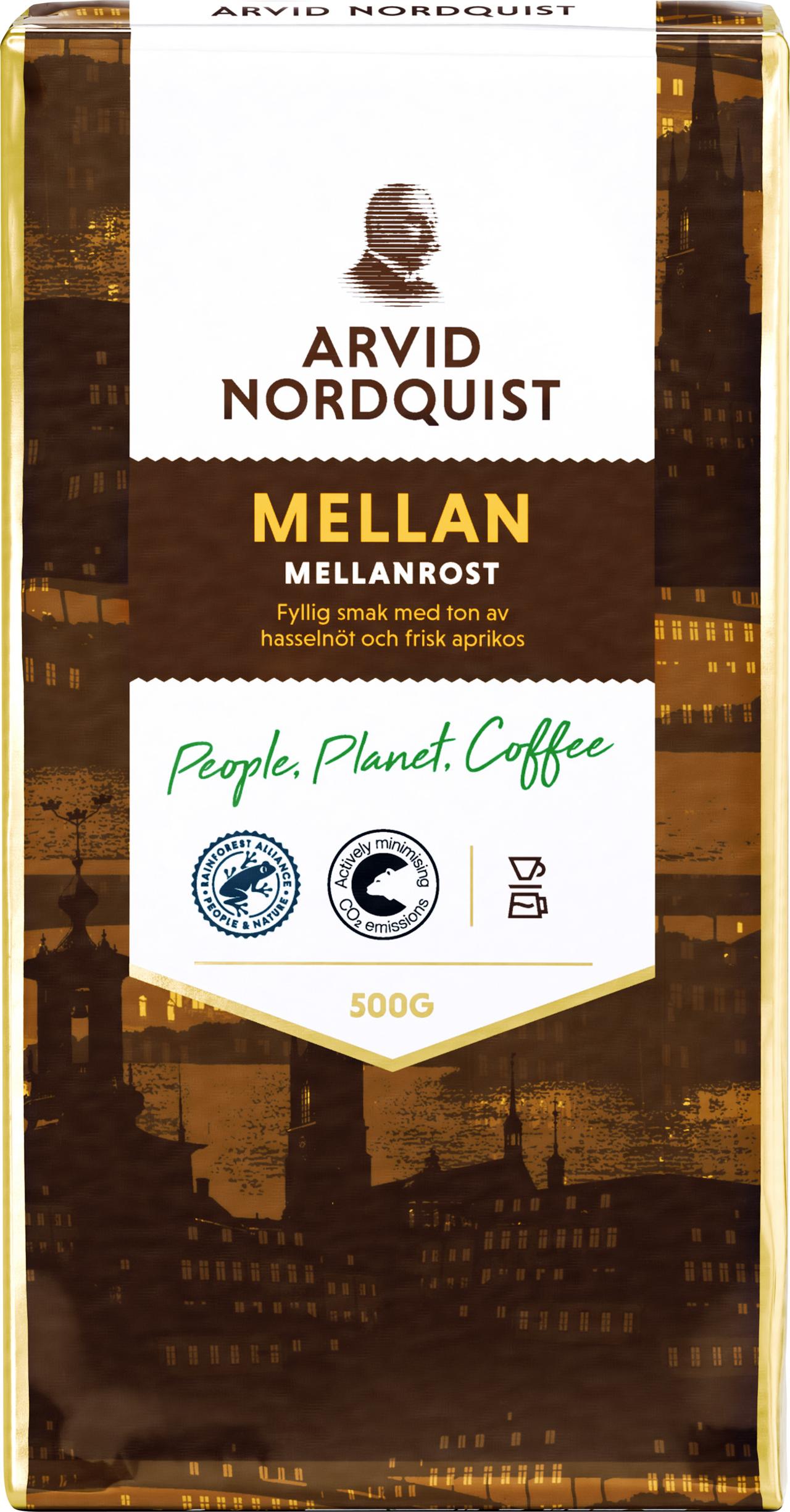 ARVID NORDQUIST Kaffe Mellanrost 500g | Kök och servering - Kaffe och te - Bryggkaffe | Kontorsexperten