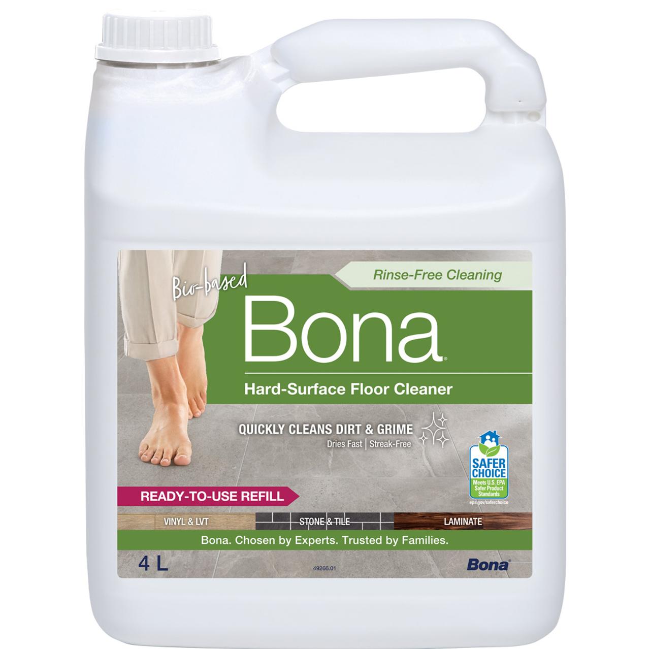 BONA Golvrengöring sten,kakel,laminat 4L | Städ och hygien - Golvunderhåll - Golvrengöring | Kontorsexperten