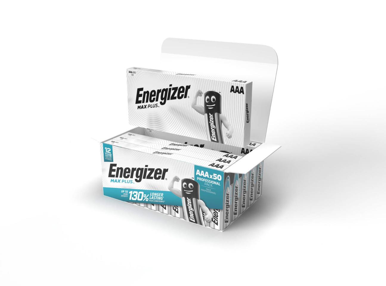 ENERGIZER Batteri Max Plus AAA 50/fp | Kontorsmaskiner - Batterier - AAA | Kontorsexperten