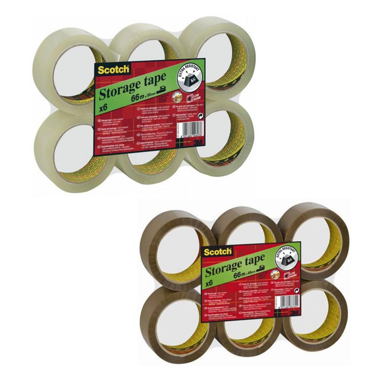 SCOTCH Packtejp 309 PP 50mmx66m klar | Emballage och lagerutrustning - Packtejper - Packtejp PP | Kontorsexperten