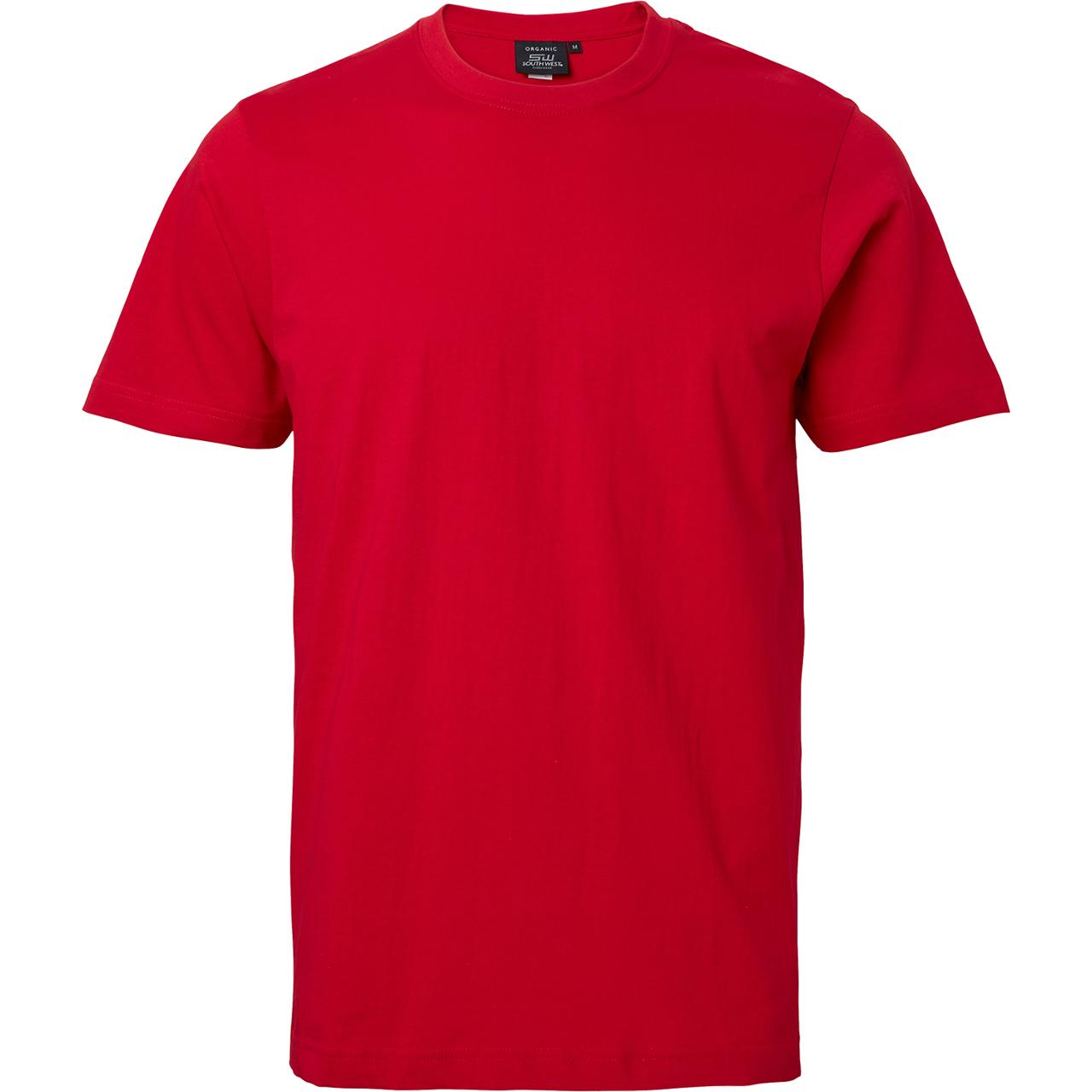 SOUTH WEST T-shirt SOUTH WEST Kings GOTS röd 3XL | Arbetskläder - Arbetströjor - T-shirts | Kontorsexperten