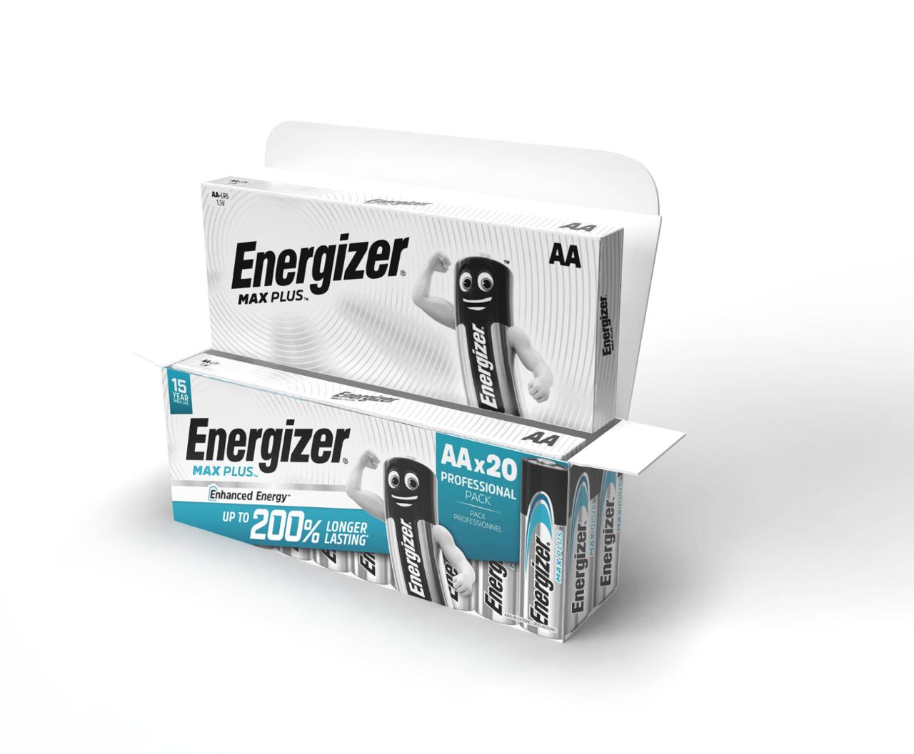 ENERGIZER Batteri Max Plus AA 20/fp | Kontorsmaskiner - Batterier - AA | Kontorsexperten