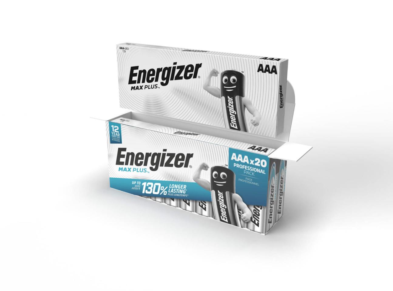 ENERGIZER Batteri Max Plus AAA 20/fp | Kontorsmaskiner - Batterier - AAA | Kontorsexperten