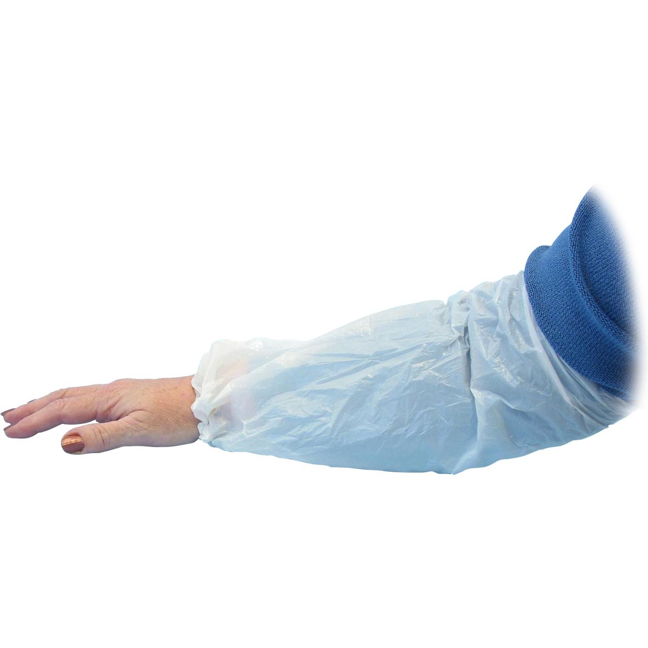 ABENA Ärmskydd i LDPE med resår 40cm vit 100/fp | Skyddsutrustning - Skyddshandskar - Ärmskydd | Kontorsexperten