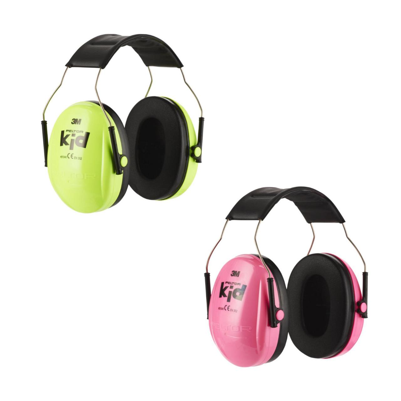 PELTOR Hörselkåpa KID neongrön | Skyddsutrustning - Hörselskydd - Hörselkåpor | Kontorsexperten