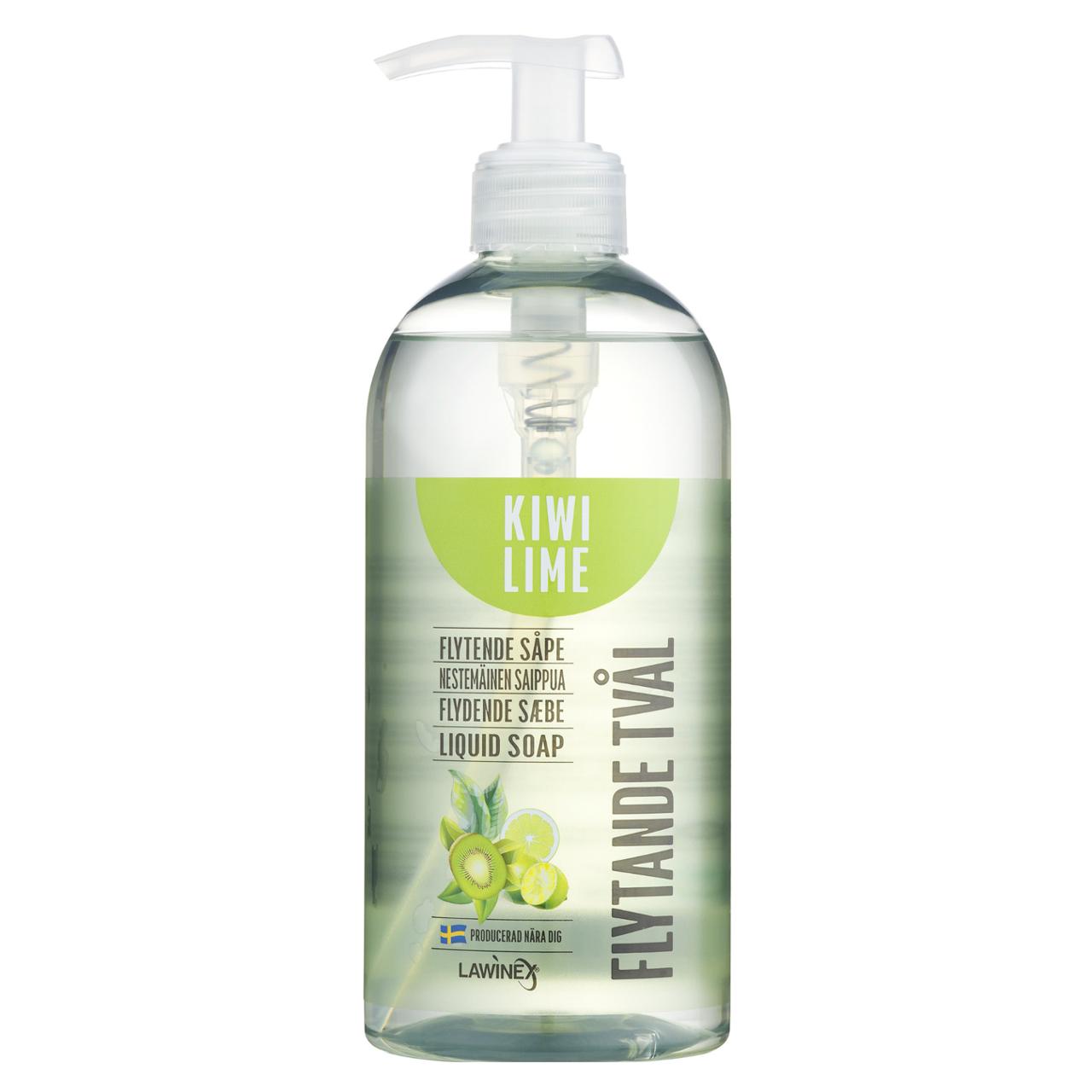 LAWINEX Tvål Kiwi och Lime 500ml | Städ och hygien - Tvål och hygien - Tvål - Flytande | Kontorsexperten