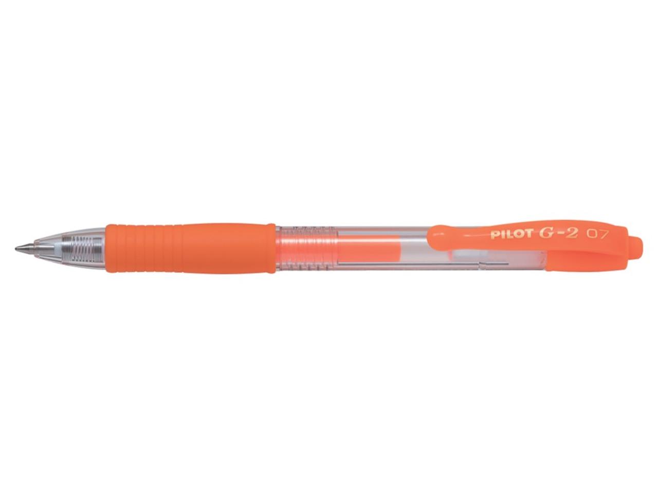PILOT Gelpenna G-2 0,7 Neon Orange | Kontorsmaterial - Pennor - Gelpennor | Kontorsexperten