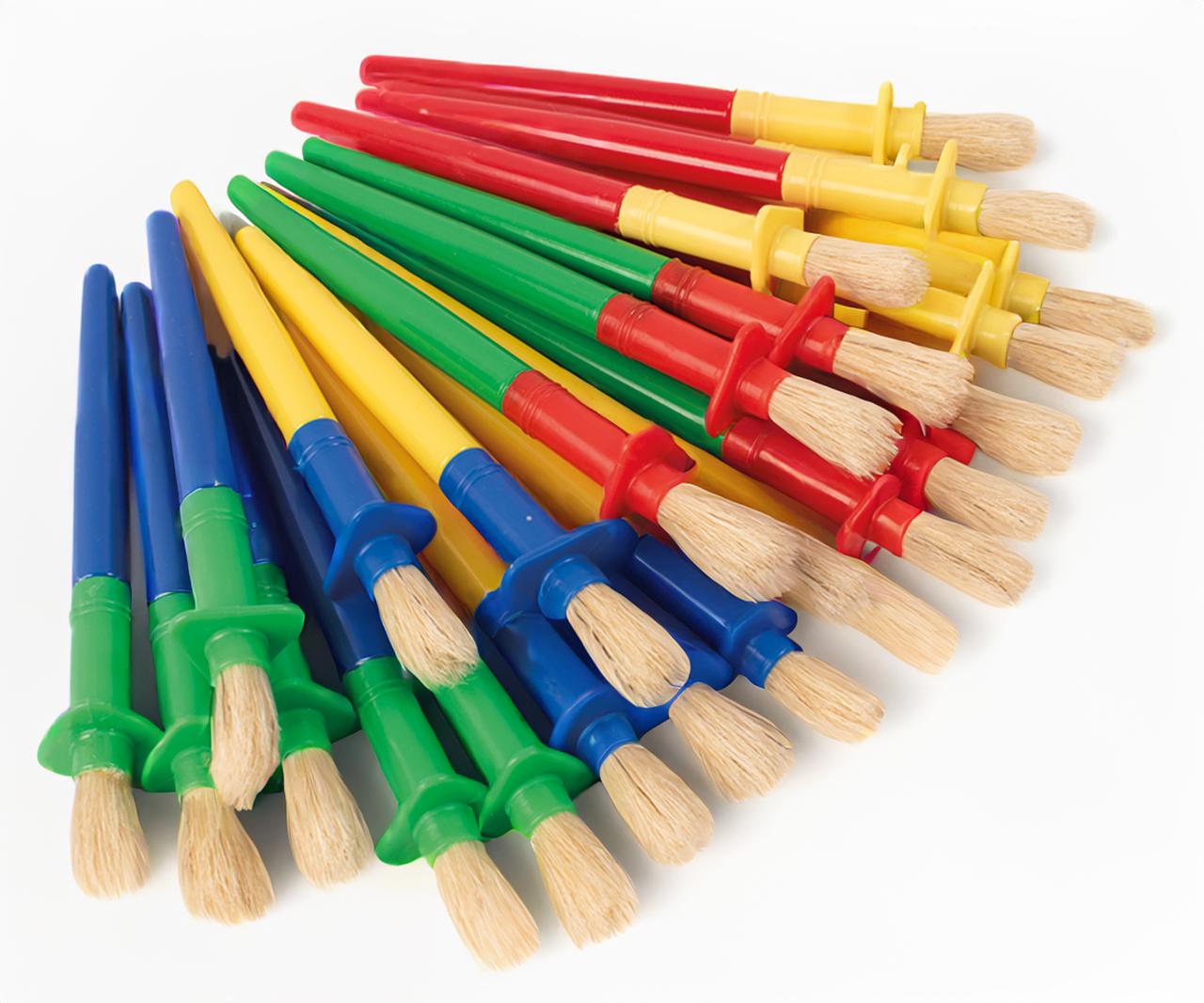 PLAYBOX Barnpensel 10 mm 24/fp | Skola och förskola - Målarfärg och tillbehör - Penslar | Kontorsexperten