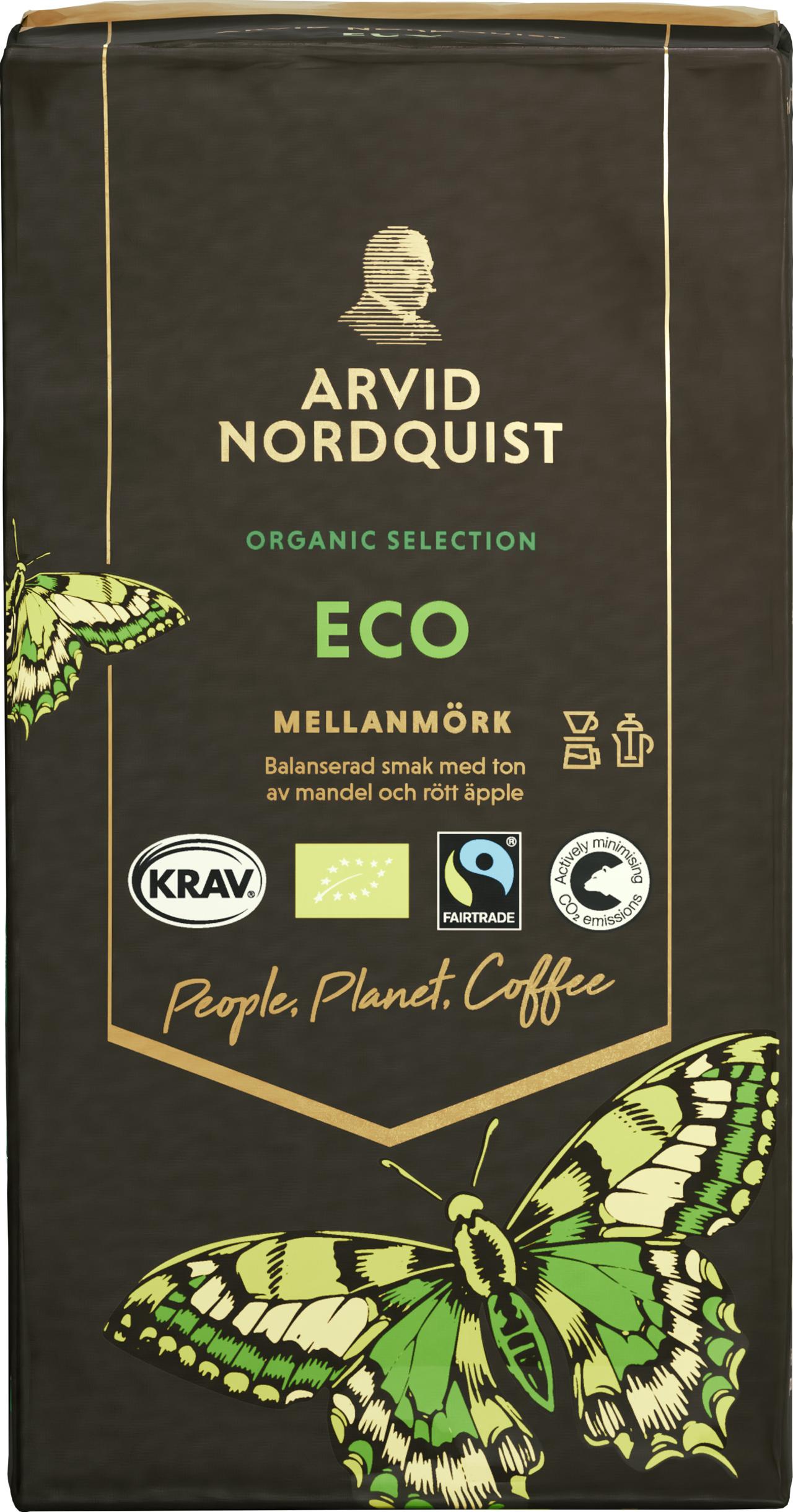 ARVID NORDQUIST Kaffe Eco mellanrost 450g | Kök och servering - Kaffe och te - Bryggkaffe | Kontorsexperten