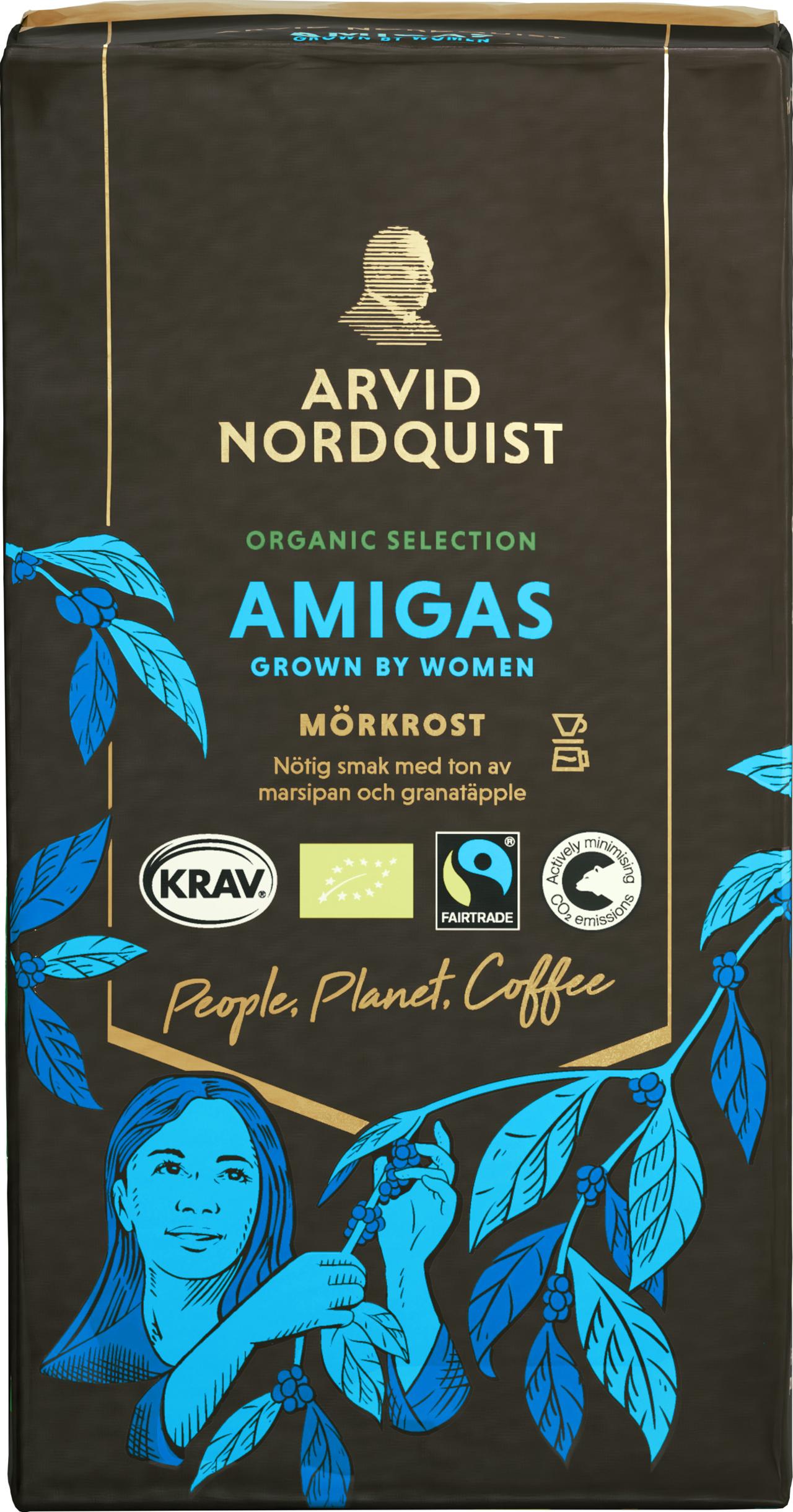 ARVID NORDQUIST Kaffe Amigas extramörk 450g | Kök och servering - Kaffe och te - Bryggkaffe | Kontorsexperten