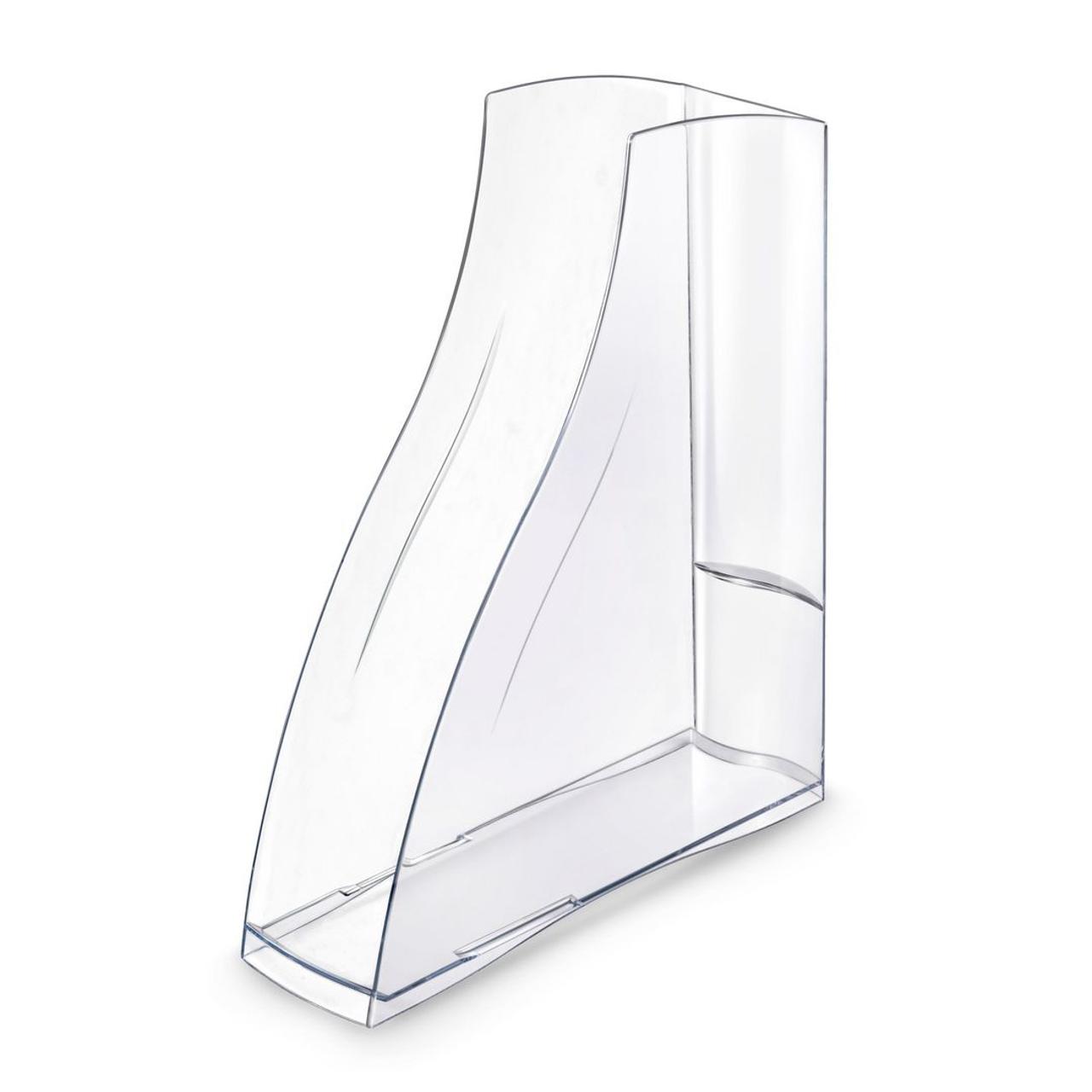 CEP Tidskriftssamlare Ellypse transparent | Kontorsmaterial - Till skrivbordet - Tidskriftssamlare | Kontorsexperten