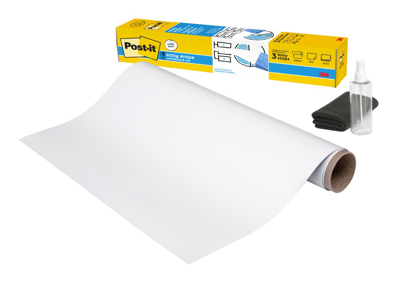 POST-IT WB-film Easy Erase 914x1219mm | Kontorsmöbler och inredning - Whiteboardtavlor och tillbehör - Whiteboardfilm - Rulle | Kontorsexperten