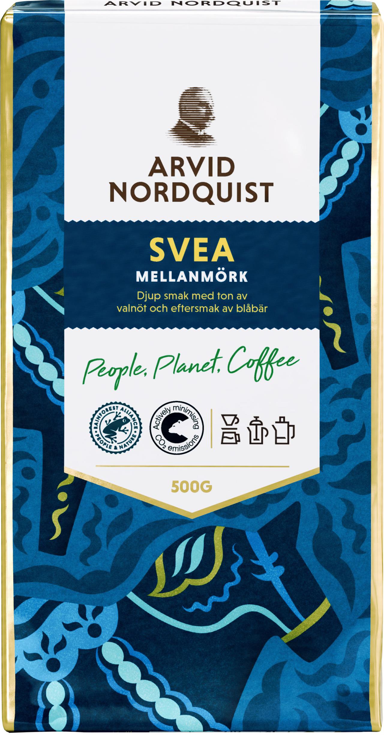 ARVID NORDQUIST Kaffe Svea Mellanrost 500g | Kök och servering - Kaffe och te - Bryggkaffe | Kontorsexperten