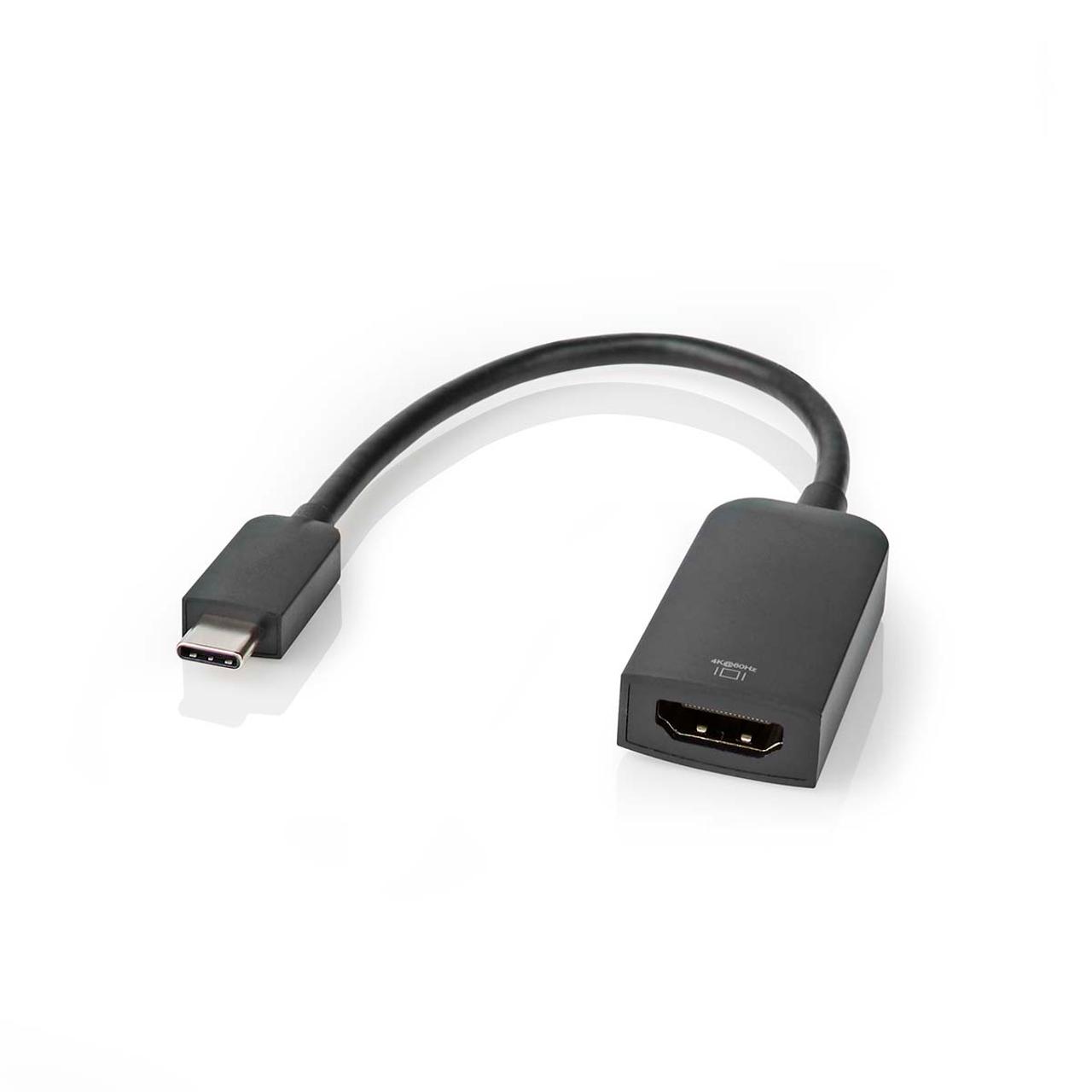 NEDIS Adapter USB-C - HDMI | Datorprodukter - Kablar och adaptrar - Adaptrar - Övriga | Kontorsexperten
