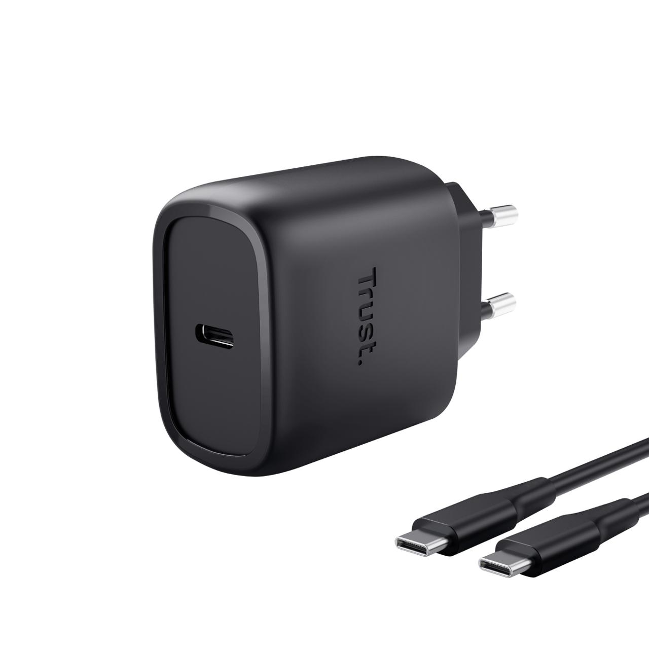 TRUST Laddare Maxo 45W USB-C | Datorprodukter - Surfplattor och smartphones - Laddare - Vägg | Kontorsexperten