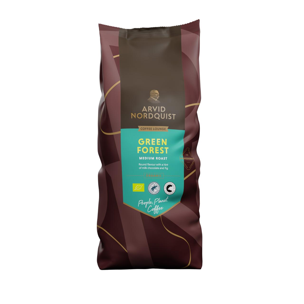 ARVID NORDQUIST Kaffe Green Forest Bönor 1kg | Kök och servering - Kaffe och te - Hela Bönor | Kontorsexperten