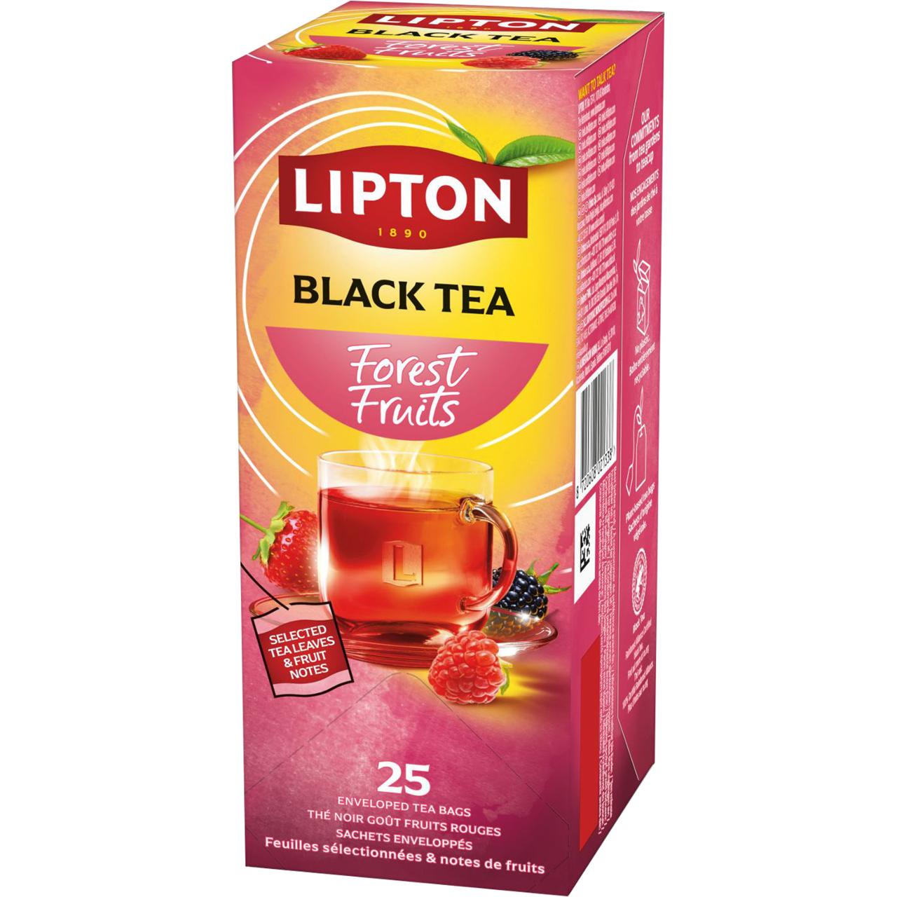 LIPTON Te Skogsfrukter, 25 Insvept tepåsar 25/fp | Kök och servering - Kaffe och te - Te | Kontorsexperten