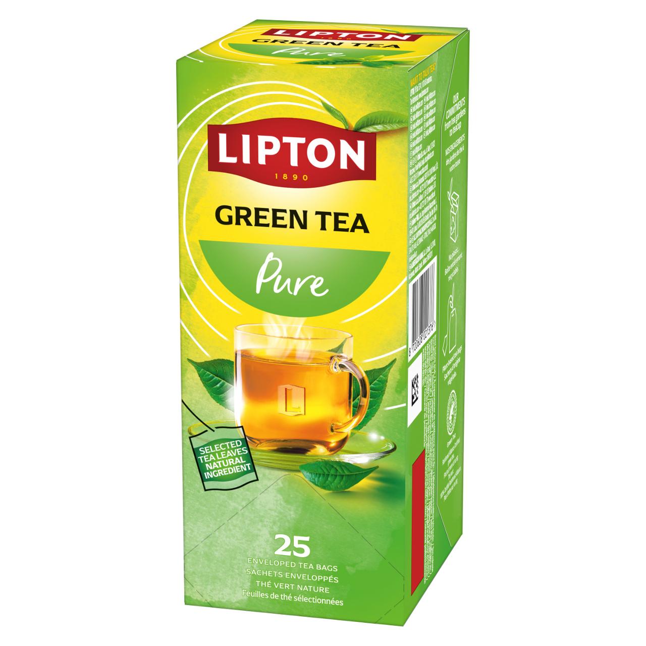 LIPTON Te grönt, äkta, 25 inslagna påsar 25/fp | Kök och servering - Kaffe och te - Te | Kontorsexperten
