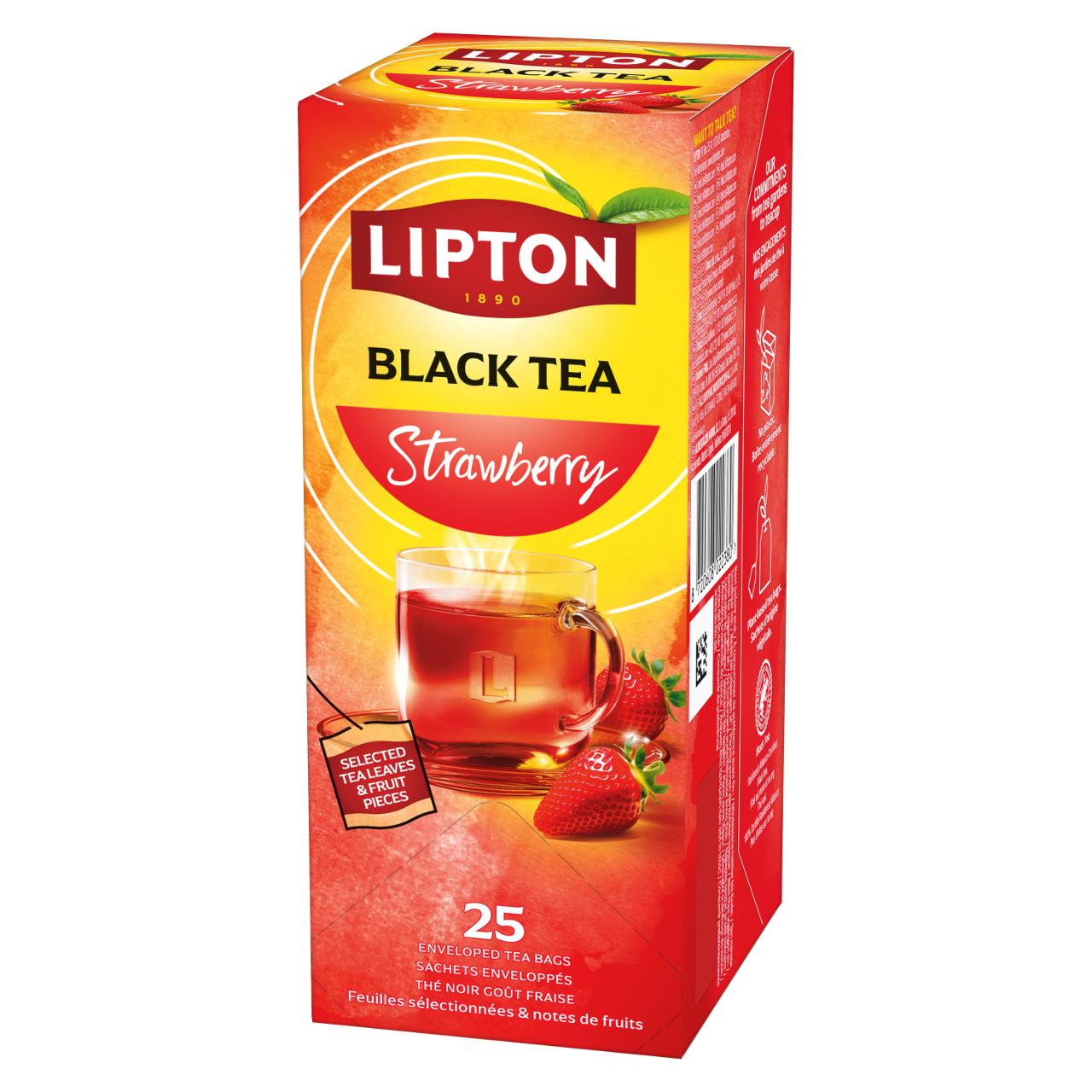 LIPTON Te Strawberry, påse 25/fp | Kök och servering - Kaffe och te - Te | Kontorsexperten
