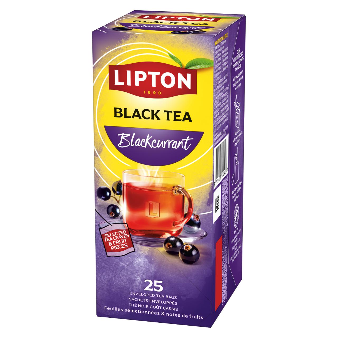 LIPTON Te påse Blackcurrant 25/fp | Kök och servering - Kaffe och te - Te | Kontorsexperten