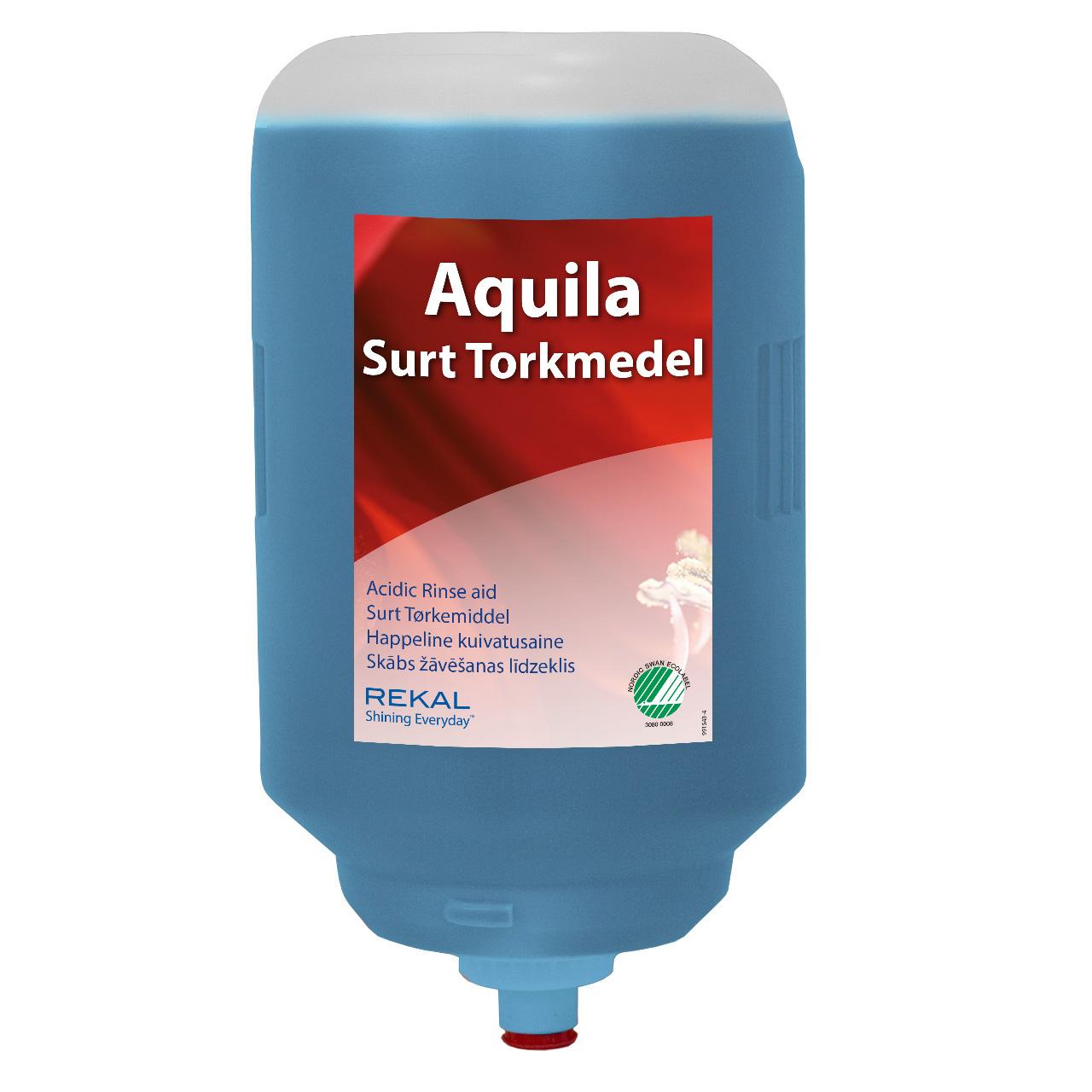 REKAL Torkmedel Aquila 3,75L | Städ och hygien - Diskrengöring - Torkmedel och sköljmedel | Kontorsexperten
