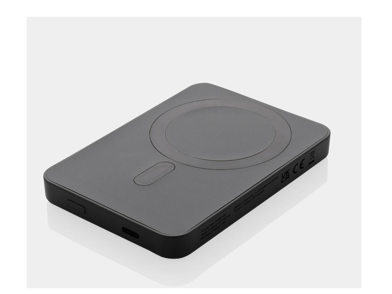 Powerbank 5000mAh magnetisk | Profilsortiment - Säsong - Julprodukter | Kontorsexperten