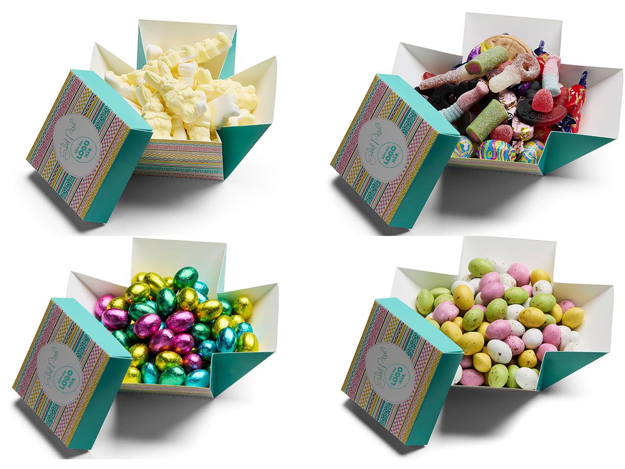 Påskkub påskmönster nougatägg 200g | Profilsortiment - Säsong - Påsk | Kontorsexperten