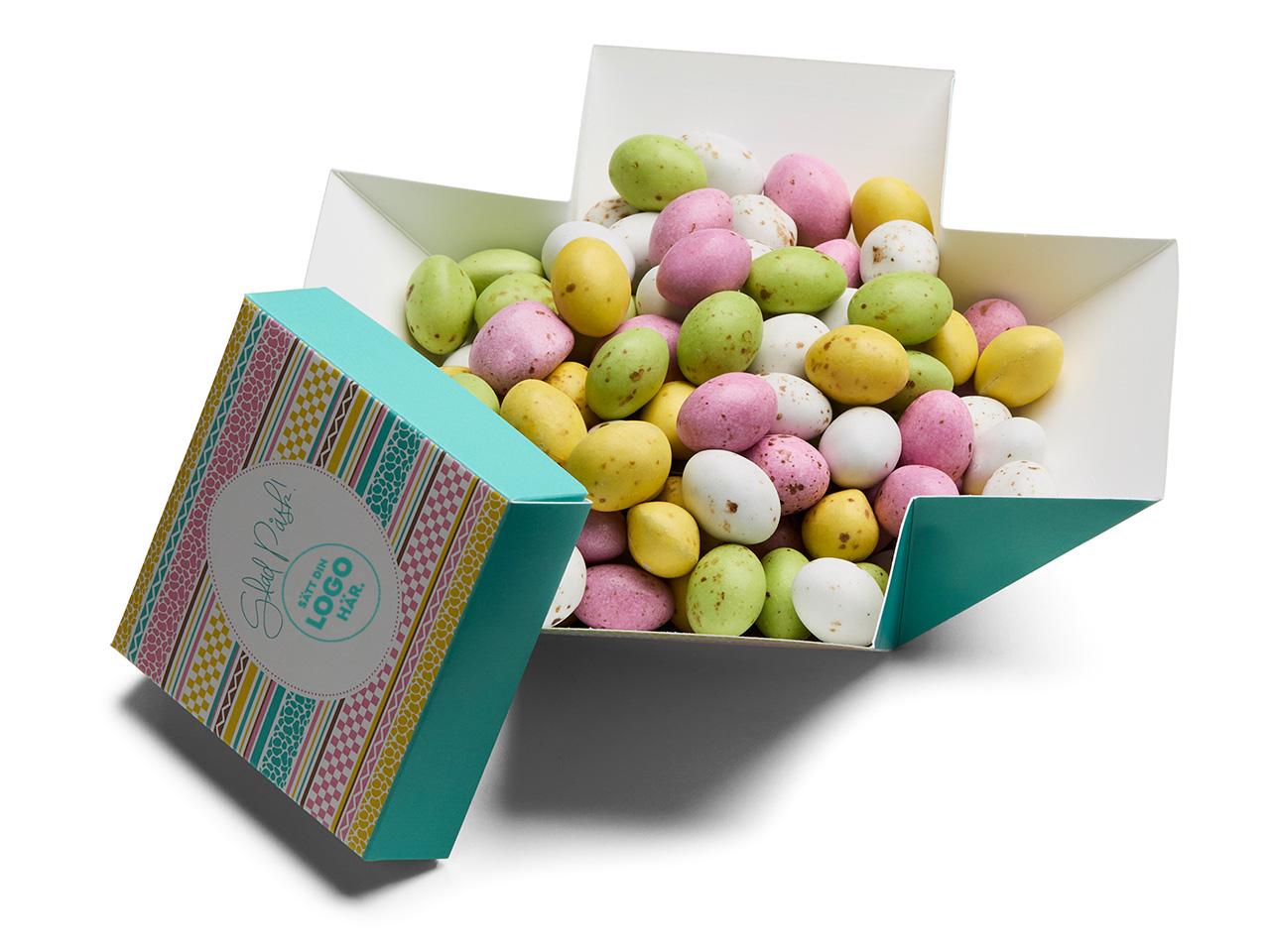 Påskkub påskmönster mjölkchokladägg 200g | Profilsortiment - Säsong - Påsk | Kontorsexperten
