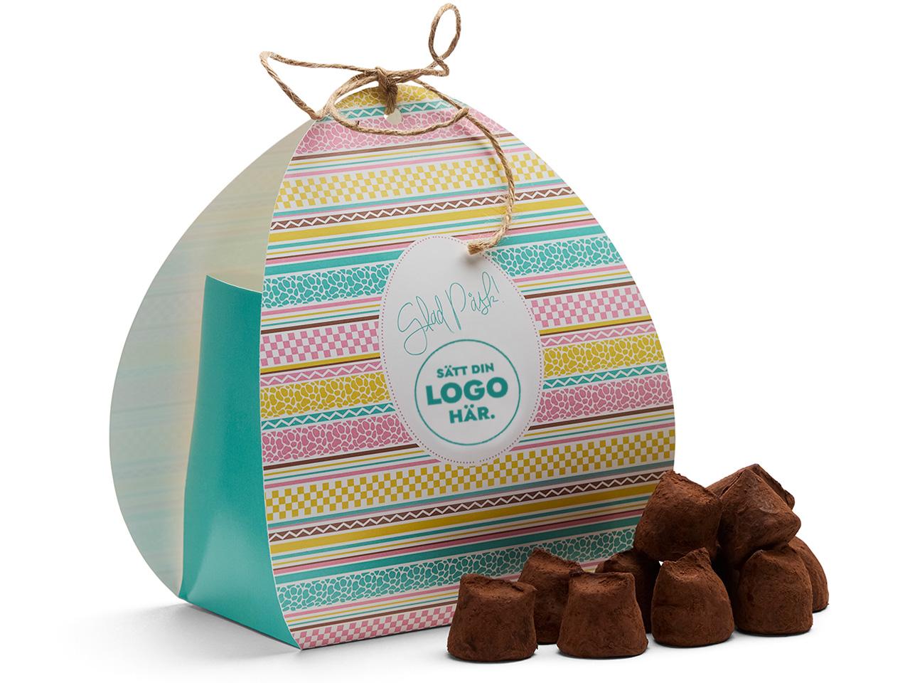 Påskgåva lakritstryffel påskmönster 200g | Profilsortiment - Säsong - Påsk | Kontorsexperten
