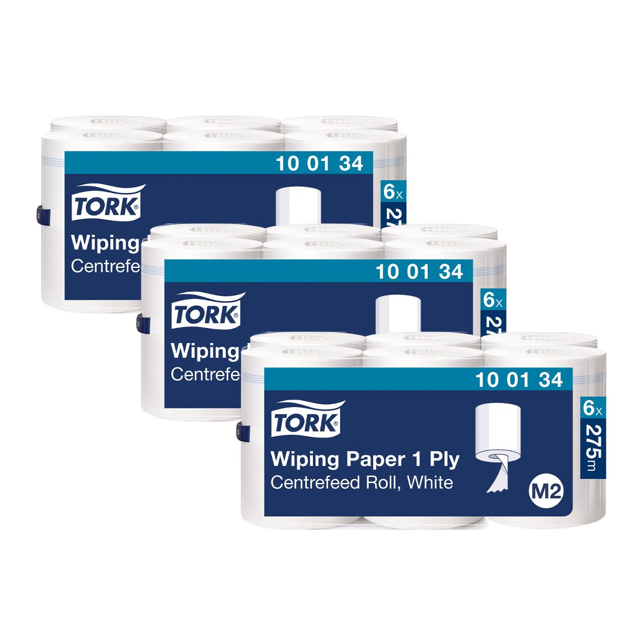 TORK Torkrulle TORK Adv M2 vit 275m 3 för 2 | Städ och hygien - Toalettpapper och torkpapper - Torkrullar | Kontorsexperten