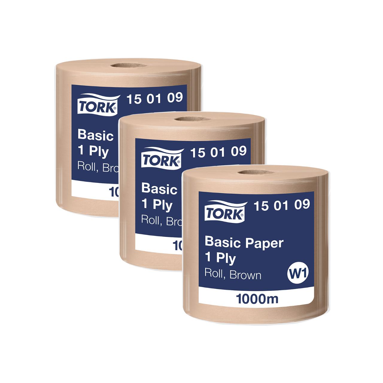 TORK Industritork TORK Uni W1 1000m 3 för 2 | Städ och hygien - Toalettpapper och torkpapper - Industritork | Kontorsexperten