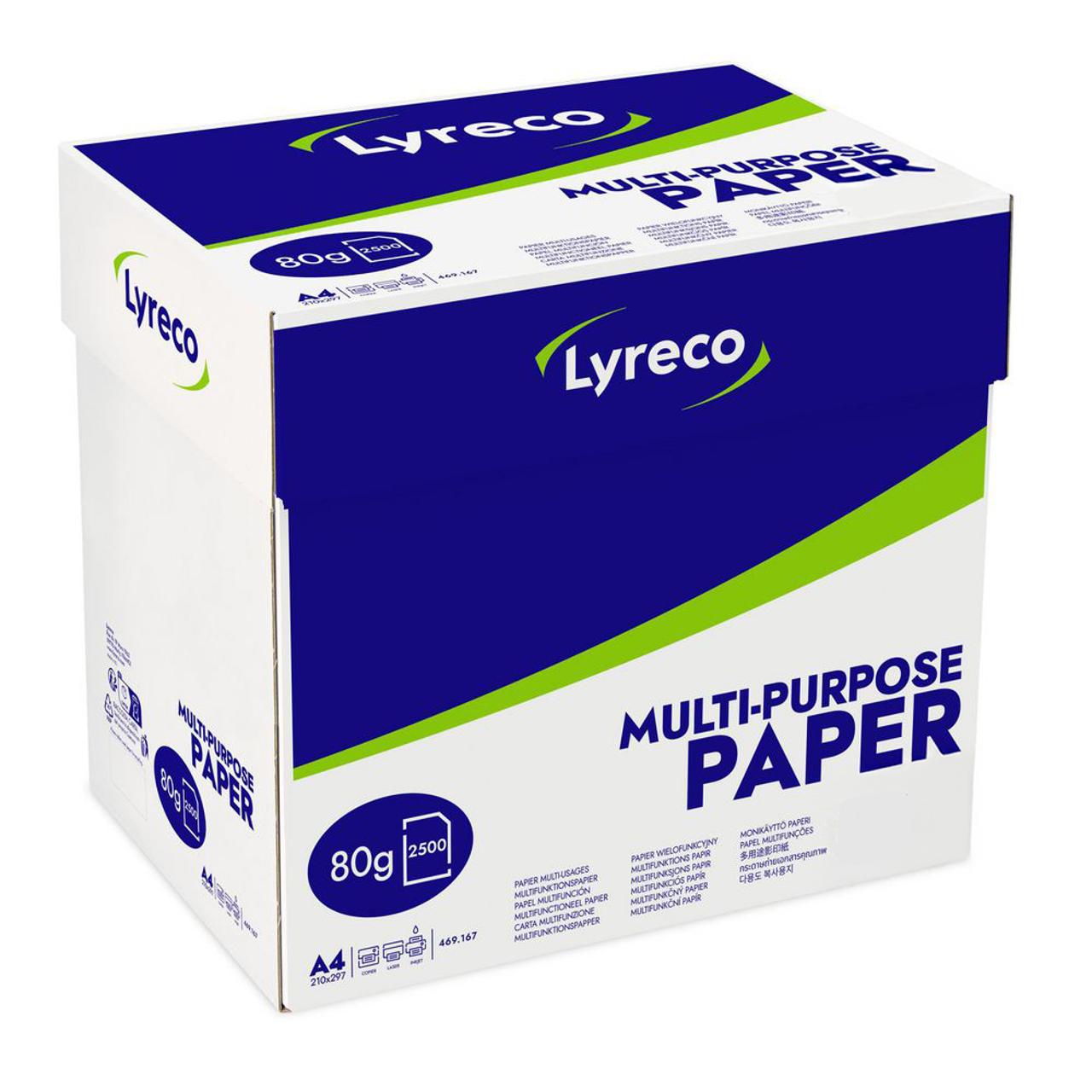 LYRECO Kopieringspapper Multi A4 80g ohålat XP 2500/fp | Kontorspapper - Kopieringspapper - A4 Ohålat | Kontorsexperten