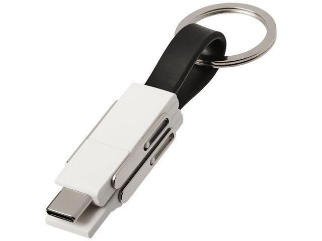 Laddningskabel One 4-i-1 svart | Profilsortiment - Mobiler och tablets - Laddningskablar | Kontorsexperten