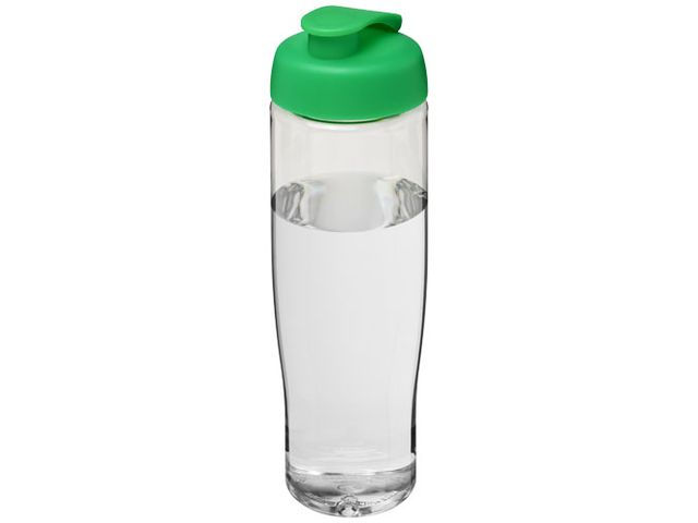 Vattenflaska fliplock klar/grön 700ml | Profilsortiment - Sport och fritid - Sportflaskor | Kontorsexperten