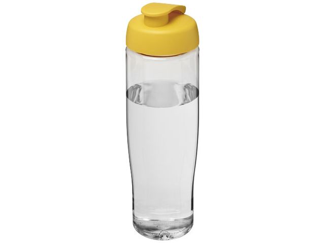 Vattenflaska fliplock klar/gul 700ml | Profilsortiment - Sport och fritid - Sportflaskor | Kontorsexperten