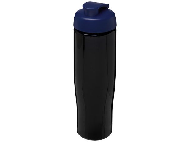 Vattenflaska fliplock svart/blå 700ml | Profilsortiment - Sport och fritid - Sportflaskor | Kontorsexperten