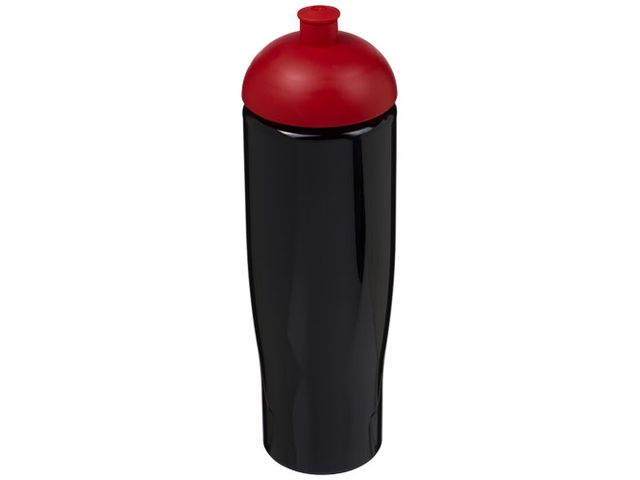 Vattenflaska kupollock svart/röd 700ml | Profilsortiment - Sport och fritid - Sportflaskor | Kontorsexperten