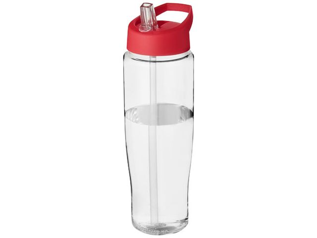 Vattenflaska piplock klar/röd 700ml | Profilsortiment - Sport och fritid - Sportflaskor | Kontorsexperten