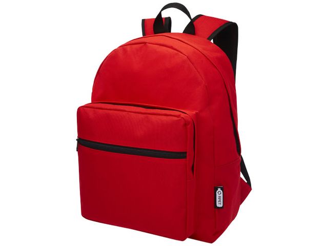Ryggsäck Retrend polyester röd | Profilsortiment - Väskor - Ryggsäckar | Kontorsexperten