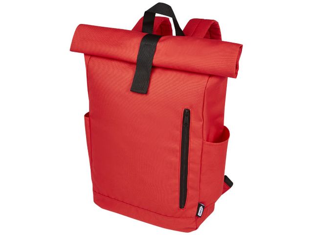 Ryggsäck Byron polyester röd 15,6tum | Profilsortiment - Väskor - Ryggsäckar | Kontorsexperten