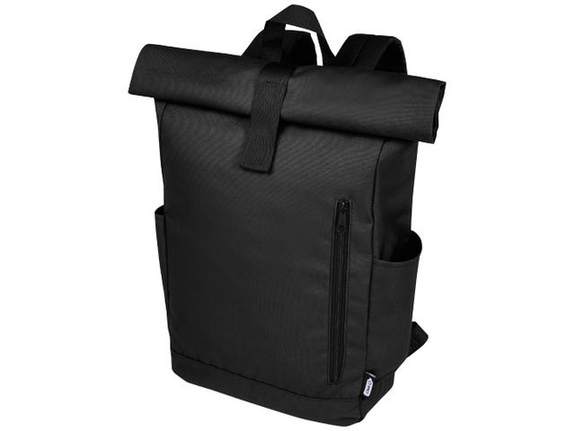 Ryggsäck Byron rullöpp. svart 15,6tum | Profilsortiment - Väskor - Ryggsäckar | Kontorsexperten