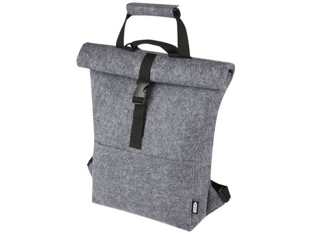 Ryggsäck polyester medium grå | Profilsortiment - Väskor - Ryggsäckar | Kontorsexperten